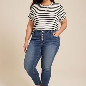 Maurices High Rise Super Skinny Ankle Jeans